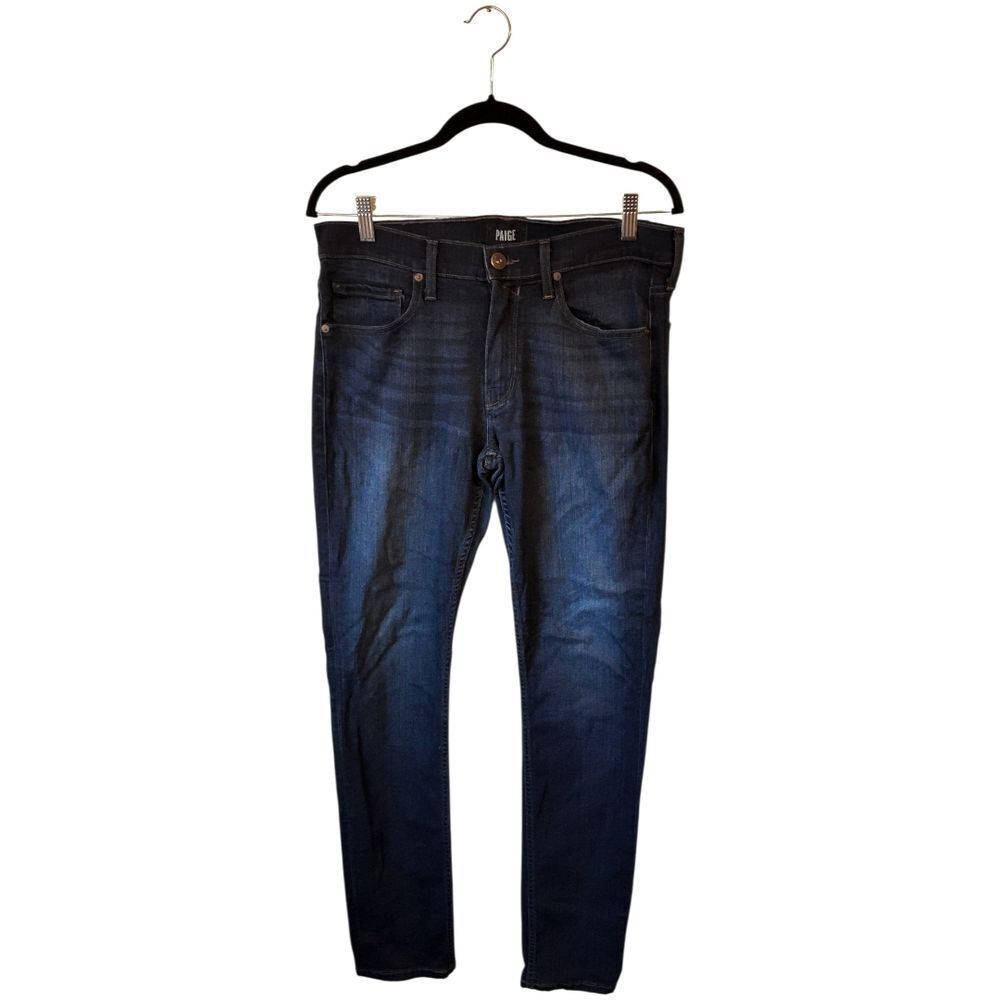 PAIGE Lennox Slim Fit Jean Dark Wash Size 31